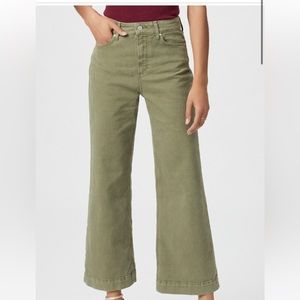 PAIGE Anessa Jeans in Vintage Mossy Green